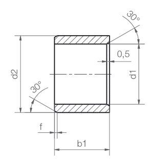 Dimensions according to ISO 3547-1 and special dimensions