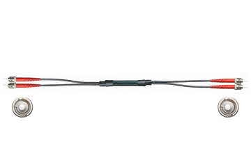 PVC fibre optic cable | glass fibre, connector ST/ST
