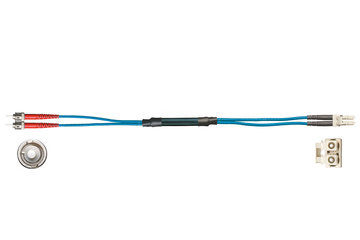 TPE robot fibre optic cable, twistable, connector ST/LC