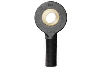 Rod end bearing with male thread, KARI igubal®, spherical ball iglidur® W300, inch