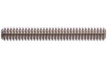 dryspin® trapezoidal lead screw, right-hand thread, two start, C15 1.0401 steel