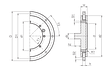 PRT-04-100-DP technical drawing