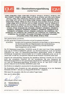 EC Declaration of conformity