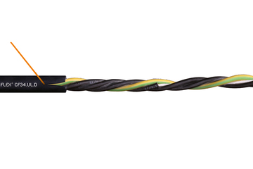 chainflex® cable de potencia CF34.UL.D