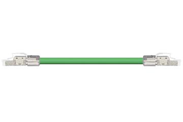 Cables Profinet confeccionados, PVC, Conector A: Yamaichi RJ45 metálico, Conector B: Yamaichi RJ45 metálico