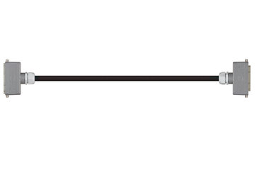 Conector carcasa Han 24B (pin) a conector carcasa(contacto) Han 24B, palanca de bloqueo individual en ambos lados, recto, PVC 12,5 x d