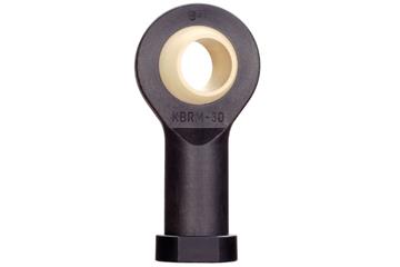 Cabeza articulada con rosca hembra, igubal® KBLM, bola esférica de iglidur® W300, mm