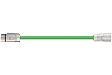 readycable® cable codificador pulso conforme al estándar de Baumüller 198962 (3 m) (ext.), cable de acoplamiento PUR 7,5 x d