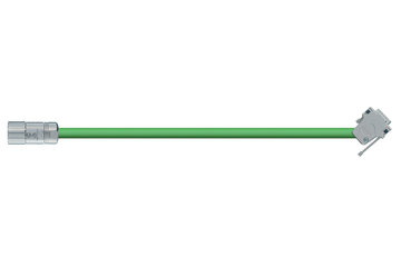 readycable® cable codificador conforme al estándar de Control Techniques SS B A H H XXX, cable base PUR 7,5 x d