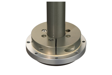 Plato giratorio iglidur®, PRT-01, con anillo de fijación, elementos deslizantes hechos de iglidur® J