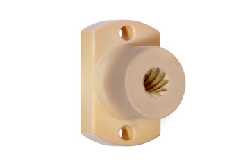 Tuerca de paso largo con valona y chavetero dryspin®, J350FLM