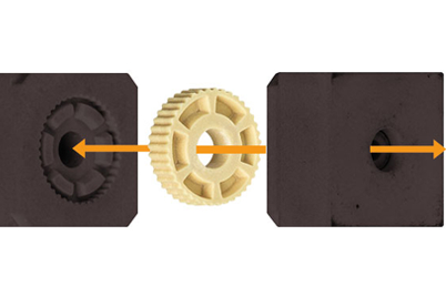 3D-gedrucktes Spritzgusswerkzeug mit Gleitlager