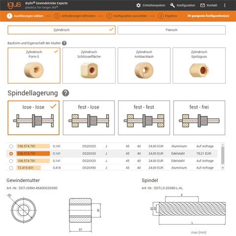 Gewindetriebe Experte