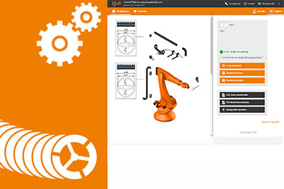 Konfigurator für Roboterausstattung