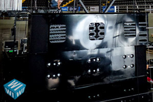 Scheinwerferinstallation