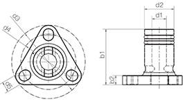 Echantillons de vis hélicoïdales