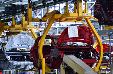 An old pencil drawing of Don Quixote and Sancho Panza on their horses – by Wilhelm Marstrand.