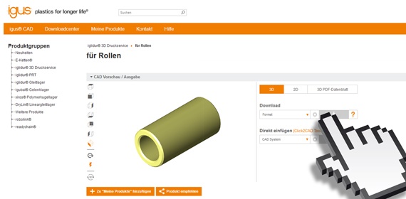 Configurator for rollers
