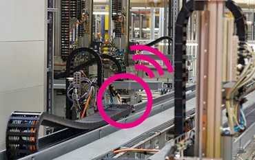 In the event of a chain breakage, the machine is stopped automatically to prevent subsequent damage.