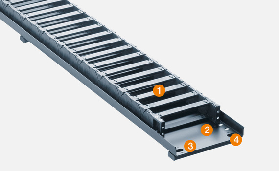Steel support tray