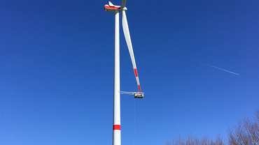 Plate-forme d'entretien pour éolienne