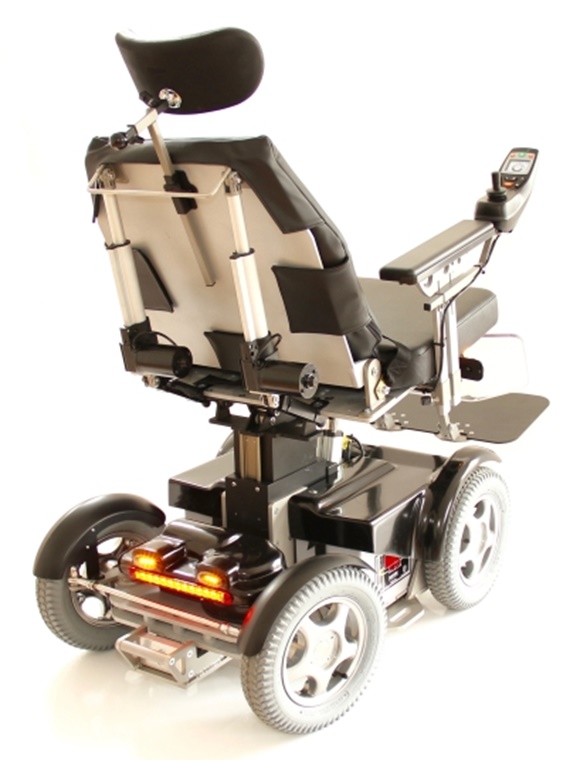 LEO 350 XXL compact electric wheelchair for people with a body weight of up to 350 kg