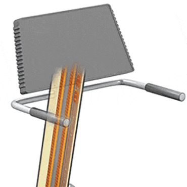 Ajuste de pantalla de la máquina cardiovascular