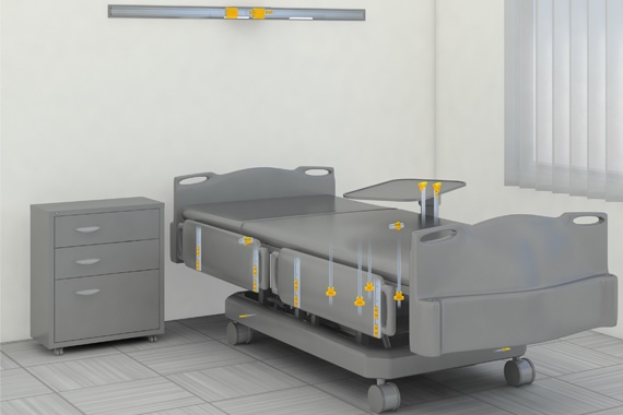 Camas médicas y de hospital