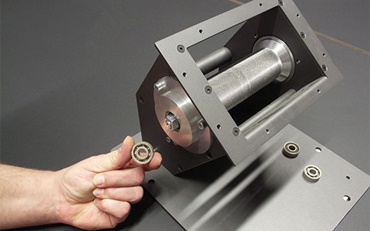 Unidad de accionamiento mecánico de una estufa de pellets