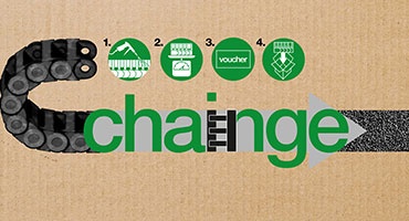 Recycling programme for energy chains