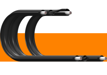 Chaîne porte-câbles ultra plate e-skin flat ESD
