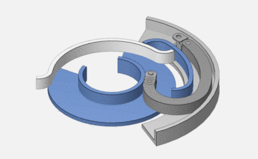 Módulos CAD 3D para movimientos rotatorios