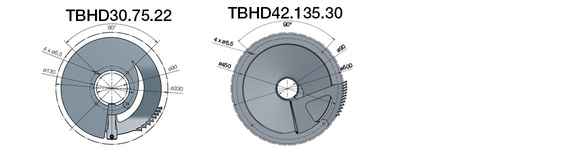 Dimensiones de la instalación de la twisterband HD