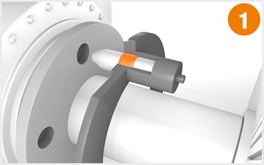 iglidur plain bearing in the rotor lock