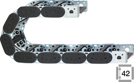 IGUS Energy Tow Chain 07 Series 07.06.018 Incl Connection Set CA 240 mm Long 